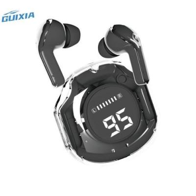 Guixia Écouteurs lumineux coloré Sans Fil Bluetooth 5.3 Guixia Air39, Affichage Numérique Du Niveau De Batterie