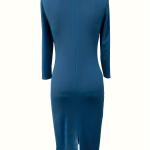 Robe Moulante Élégante à Rayures Vertes et Blanches pour Femmes